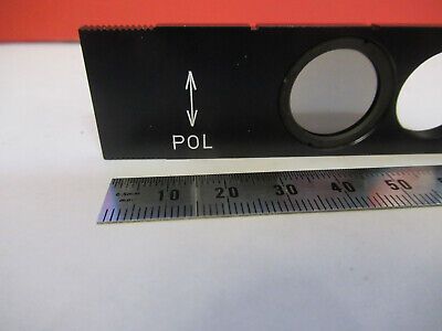 POLARIZER POL LEITZ SLIDE GERMANY OPTICS MICROSCOPE PART AS PICTURED &B3-B-33