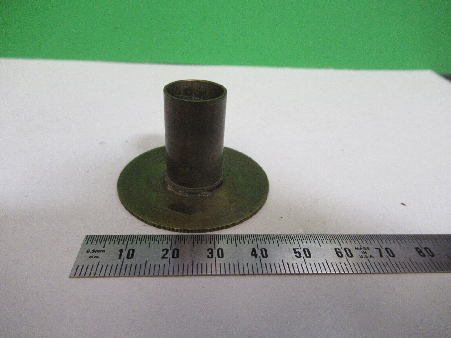 ANTIQUE BRASS BAUSCH LOMB POL POLARIZER MICROSCOPE PART AS PICTURED &83-FT-10