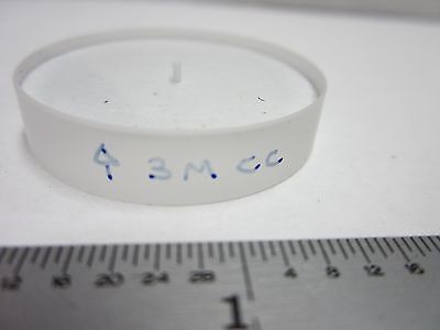 OPTICAL FILTER UV ULTRAVIOLET WAVELENGTH WITH HOLE LASER OPTICS AS IS BIN#Q9-08