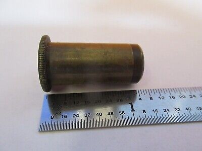 ANTIQUE BRASS RARE OCULAR lens OPTICS MICROSCOPE PART AS PICTURED &7B-B-78