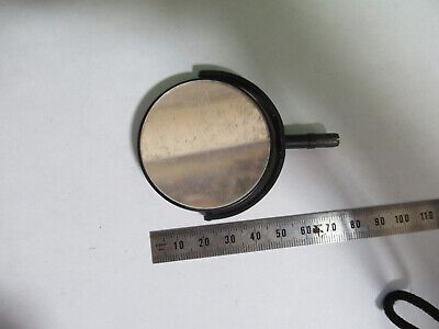 ANTIQUE BAUSCH LOMB MIRROR OPTICS MICROSCOPE PART AS PICTURED &R9-A-67