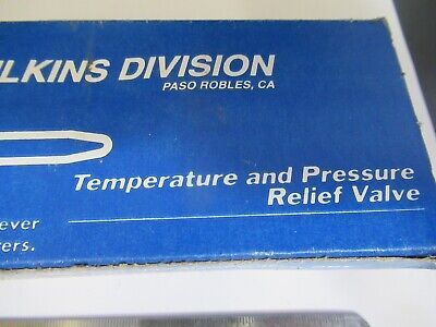 ZURN WILKINS DIVISION TEMPERATURE PRESSURE RELIEF VALVE AS PICTURED &W2-B-08