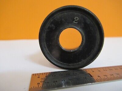 ANTIQUE BAUSCH LOMB 1890's EYEPIECE "2" MICROSCOPE PART AS PICTURED &Q6-A-56