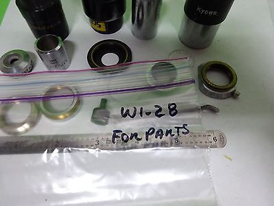 FOR PARTS MICROSCOPE LOT PIECES  OPTICS AS IS BIN#W1-28