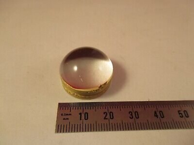 OPTICAL GLASS CONVEX LENS DOME OPTICS AS PICTURED &8-A-92