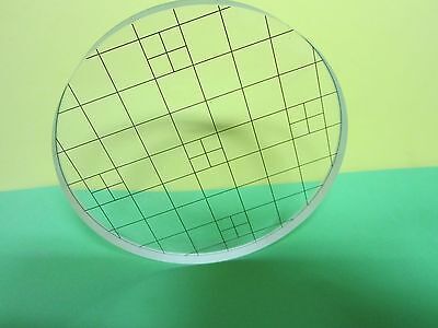 OPTICAL TARGET GLAS PLATE ALIGNER OPTICS BIN#40-H