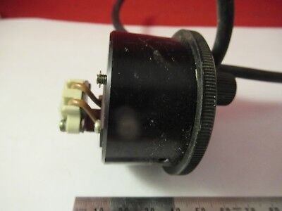 NIKON LAMP BULB HOLDER CABLE MICROSCOPE PART AS PICTURED #66-A-58