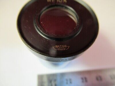 WATANI TOKYO EYEPIECE WF 10X OCULAR OPTICS MICROSCOPE PART AS PICTURED &13-87