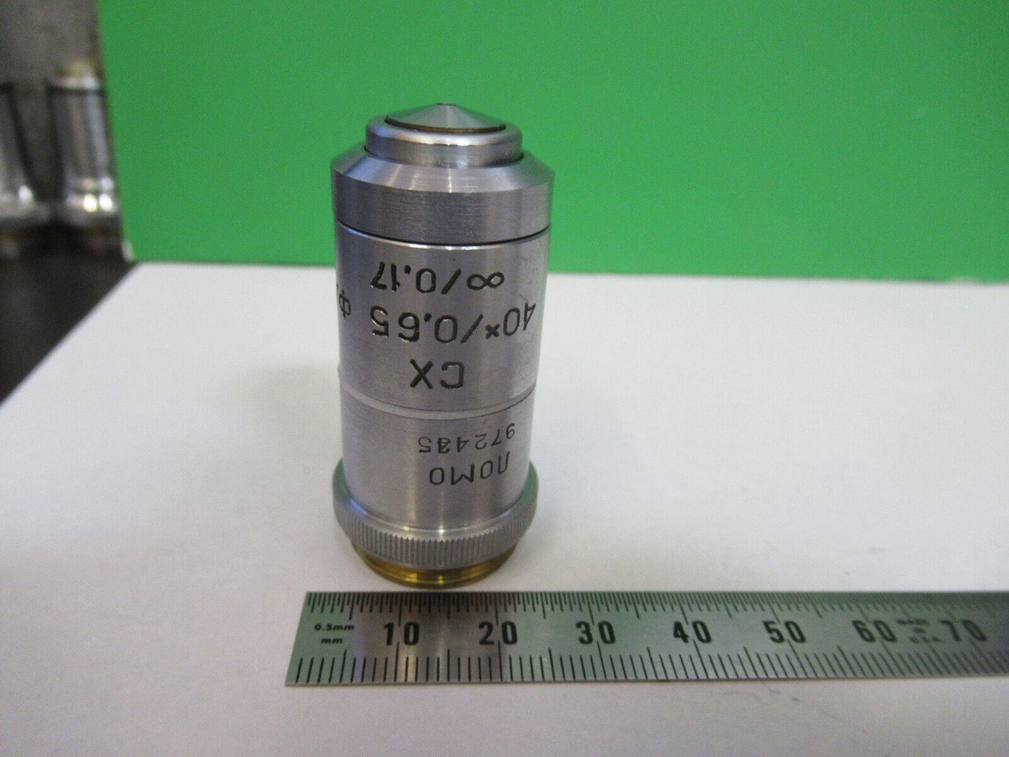 MICROSCOPE LOMO RUSSIA OBJECTIVE 40X PHASE OPTICS AS PICTURED #S2-C-61