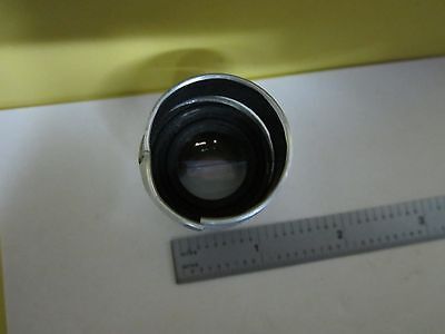 MICROSCOPE PART OBJECTIVE LEITZ ELMAR 2.8X [rough bent] OPTICS AS IS BIN#T9-15