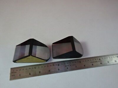 LOT 2 ea VINTAGE PRISM SPENCER AO MICROSCOPE PART HEAD AMERICAN OPTICS &94-A-07