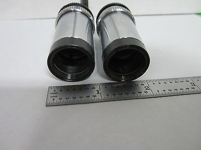 LOT 2 EA LEITZ GERMANY EYEPIECES PERIPLAN 10X MICROSCOPE PART OPTICS BIN#L3-23