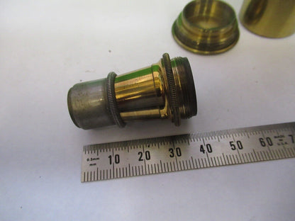 ANTIQUE WATSON UK OBJECTIVE PARA 1/8 LENS OPTICS MICROSCOPE PART  F8-B-19