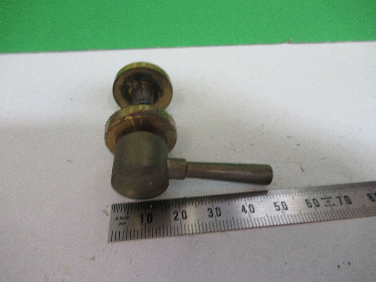 ANTIQUE MICROSCOPE PART LEITZ GERMANY BRASS SPANNER NUTS AS PICTURED Z9-A-197