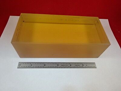 OPTICAL ZERODUR GLASS THICK BRICK LASER OPTICS INTERFEROMETER AS IS B#Q1-A-01