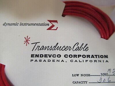 ENDEVCO RARE CABLE 3090M27  for  ACCELEROMETER VIBRATION AS PICTURED R5-A-60