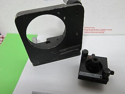 OPTICAL  NEWPORT PARTS [rusty] as is LASER OPTICS  BIN#M5-15