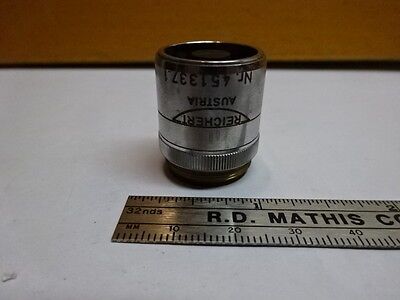 MICROSCOPE PART REICHERT AUSTRIA OBJECTIVE EPI 6.3X /210 OPTICS AS IS #81-103