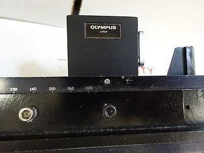 OLYMPUS MICROSCOPE STAGE TABLE PART &IL-3-D1