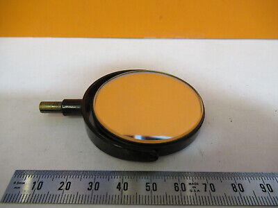 ANTIQUE BAUSCH LOMB POL MIRROR ASSEMBLY MICROSCOPE PART AS PICTURED &P5-A-85