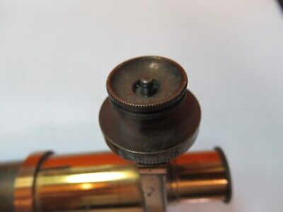 FOR PARTS ANTIQUE BRASS COLLIMATOR MICROSCOPE FILAR OPTICS AS PICTURED &7B-B-02