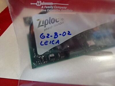 MICROSCOPE PART LEICA GERMANY DMRXA ELECTRONIC BOARD AS IS B#G2-B-02