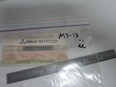 EG&G RETICON SENSOR DETECTOR PART OPTICS AS IS BIN#M3-13