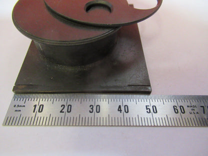 ANTIQUE BECK UK CONDENSER DIAPHRAGM MICROSCOPE PART AS PICTURED G4-A-87