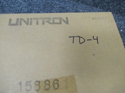 UNITRON LAMP BULB & POWER SUPPLY ILLUMINATOR MICROSCOPE PART OPTICS AS IS &TD-4