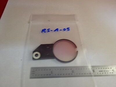 MICROSCOPE PART REICHERT AUSTRIA COATED FILTER LENS OPTICS AS IS B#R5-A-05