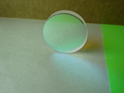 OPTICAL COATED FLAT GLASS LENS PART OPTICS #84-A-06