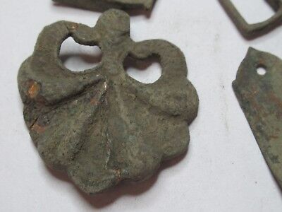 ANTIQUE BRASS BRONZE LOT MEDIEVAL ??? from EUROPE BOG FIND AS PICTURED &3-DT-09