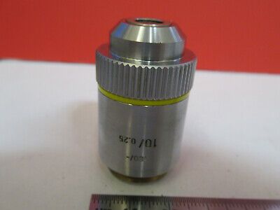 LEITZ WETZLAR OBJECTIVE 10X /160 LENS MICROSCOPE PART AS PICTURED &B2-A-27