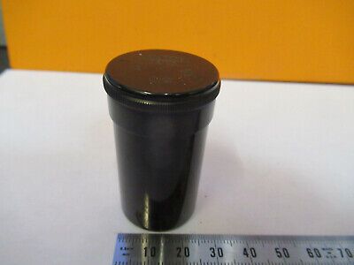 ANTIQUE ZEISS EMPTY OBJECTIVE CANISTER MICROSCOPE PART AS PICTURED &P9-A-110