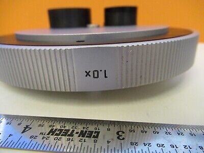 LEICA GERMANY DMRB MAGNIFICATION TURRET 1X MICROSCOPE PART AS PICTURED &H8-B-30