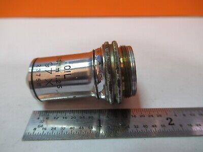 VINTAGE OBJECTIVE BAUSCH LOMB 97X OPTICS MICROSCOPE PART AS PICTURED &7B-B-138