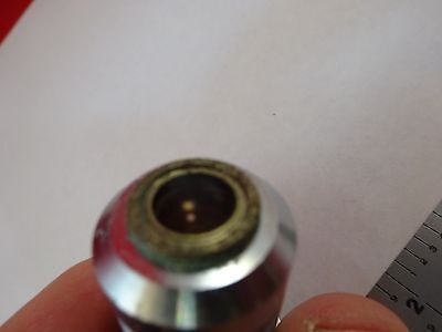 MICROSCOPE PART OBJECTIVE PL 16X [rusty] LEITZ GERMANY OPTICS AS IS BIN#R2-C-04