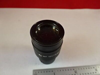 MICROSCOPE PART LEICA EYEPIECE OCULAR E3 WF 10X/18 OPTICS AS IS B#U8-F-13