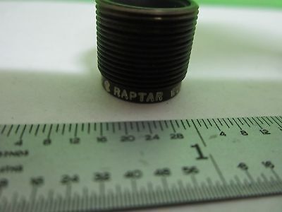 WOLLENSAK RAPTAR 50 mm LENS PART MICROSCOPE OPTICS AS IS BIN#T5-40