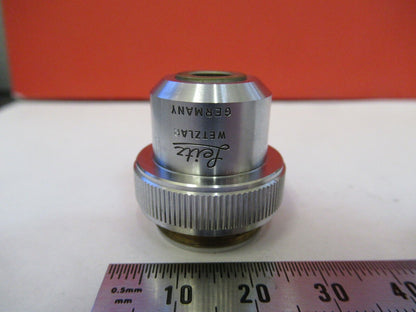 LEITZ WETZLAR OBJECTIVE 4X /170 LENS MICROSCOPE PART AS PICTURED &8Z-A-11