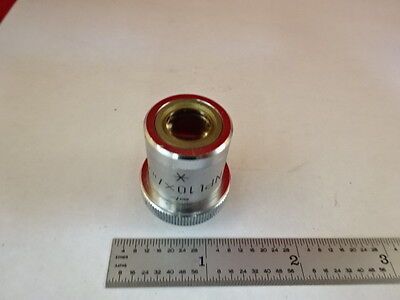 MICROSCOPE PART OBJECTIVE LENS LEITZ GERMANY NPL 10X STAR OPTICS BIN#L8-A-09