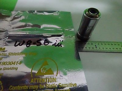 MICROSCOPE PART OBJECTIVE ZEISS GERMANY 10X  OPTICS AS IS BIN#W8-56