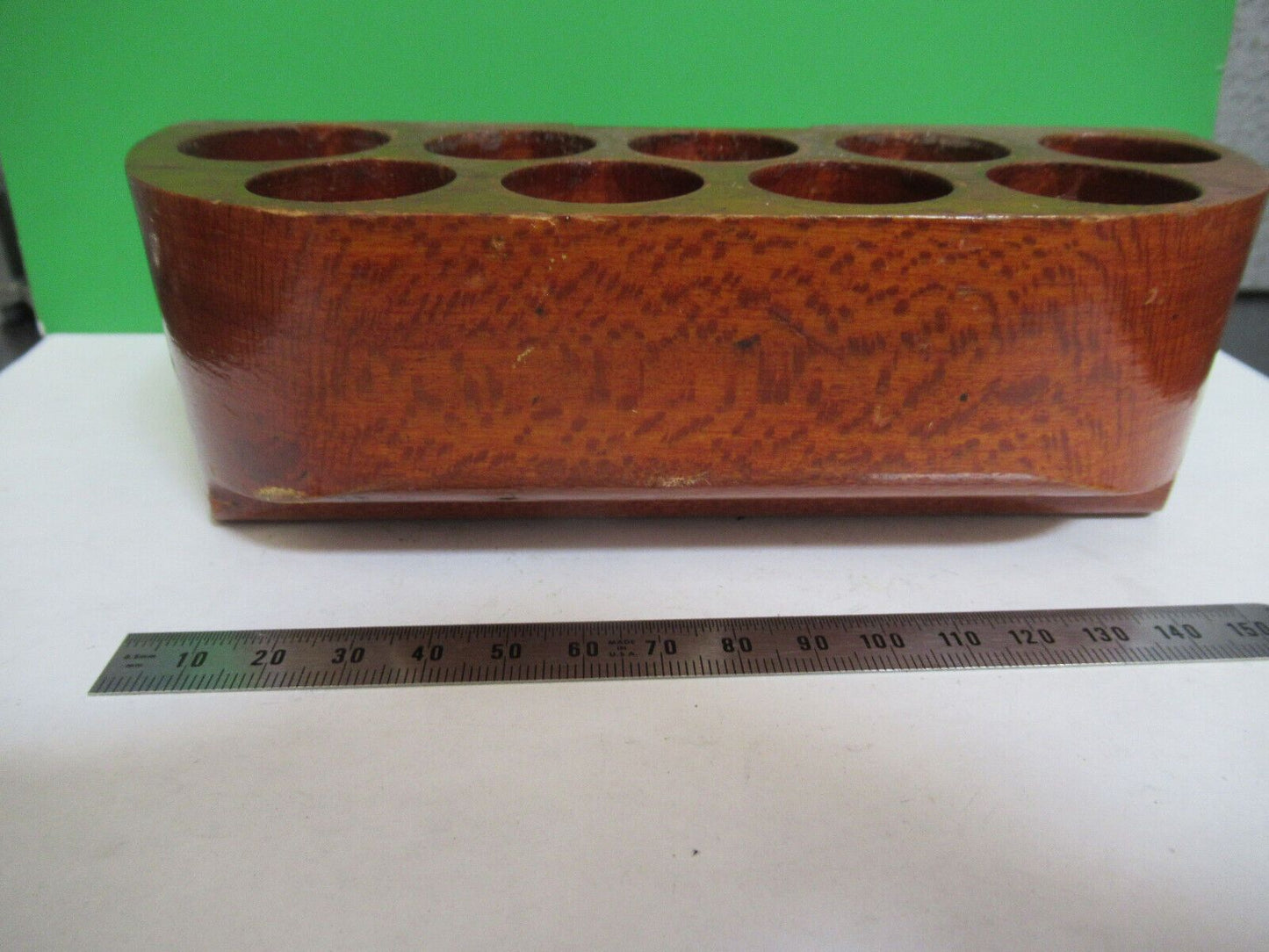 SPENCER AO WOOD CARVED for CABINET MICROSCOPE PART AS PICTURED &Z1-A-173