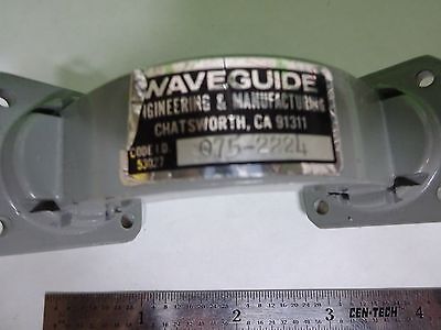 WAVEGUIDE GHz RF MICROWAVE FREQUENCY AS IS BIN#Y6-04