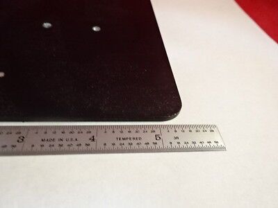 MICROSCOPE PART LEITZ ALUMINUM PLATE SPECIMEN TABLE STAGE AS IS B#R5-A-16