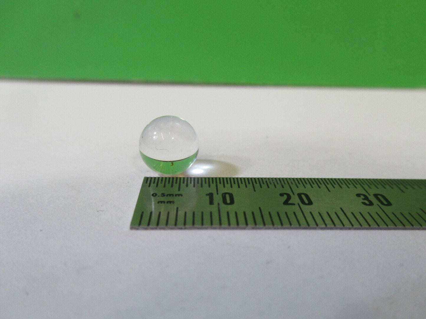 OPTICAL SPHERE GLASS LENS OPTICS AS PICTURED &22-A-62