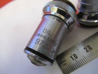 BAUSCH LOMB LOT 2 ea objective lens OPTICS MICROSCOPE PART AS PICTURED  &8Z-A-87