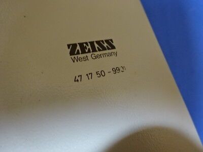 MICROSCOPE SPARE PART ZEISS GERMANY IN35 471750-9901 BRASS HOLDER #65-A-01