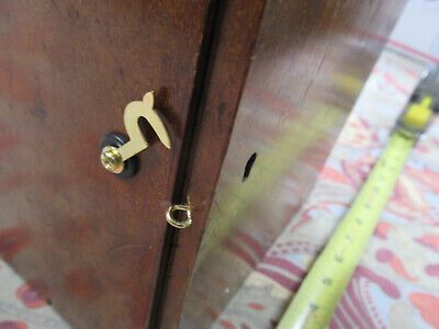 ANTIQUE WATSON UK EMPTY WOOD CABINET for MICROSCOPE AS PICTURED &TD-5