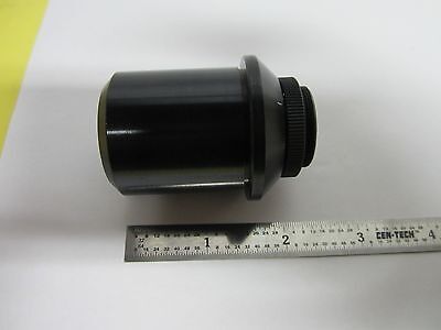 OPTICAL MICROSCOPE PART C MOUNT ADAPTER TO VIDEO CAMERA OPTICS AS IS BIN#Q1-21